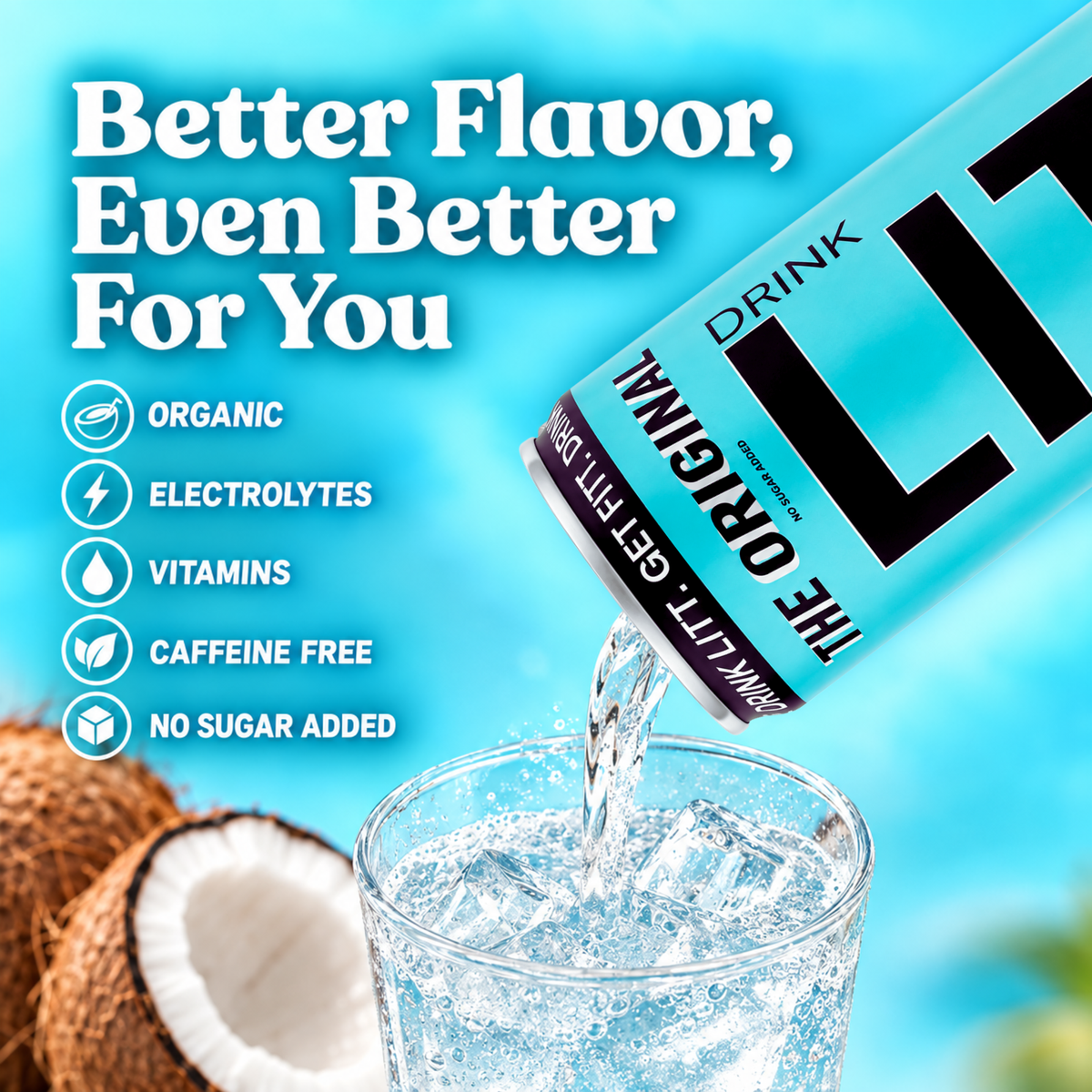 100% ORGANIC COCONUT