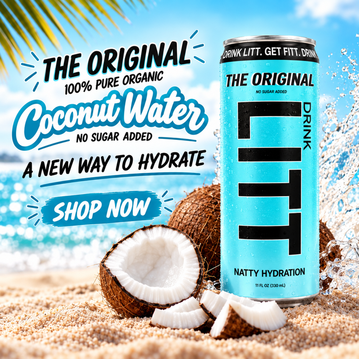 100% ORGANIC COCONUT