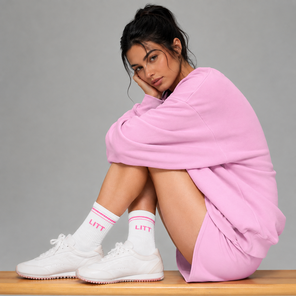 BERRY CHILL WHITE SOCKS