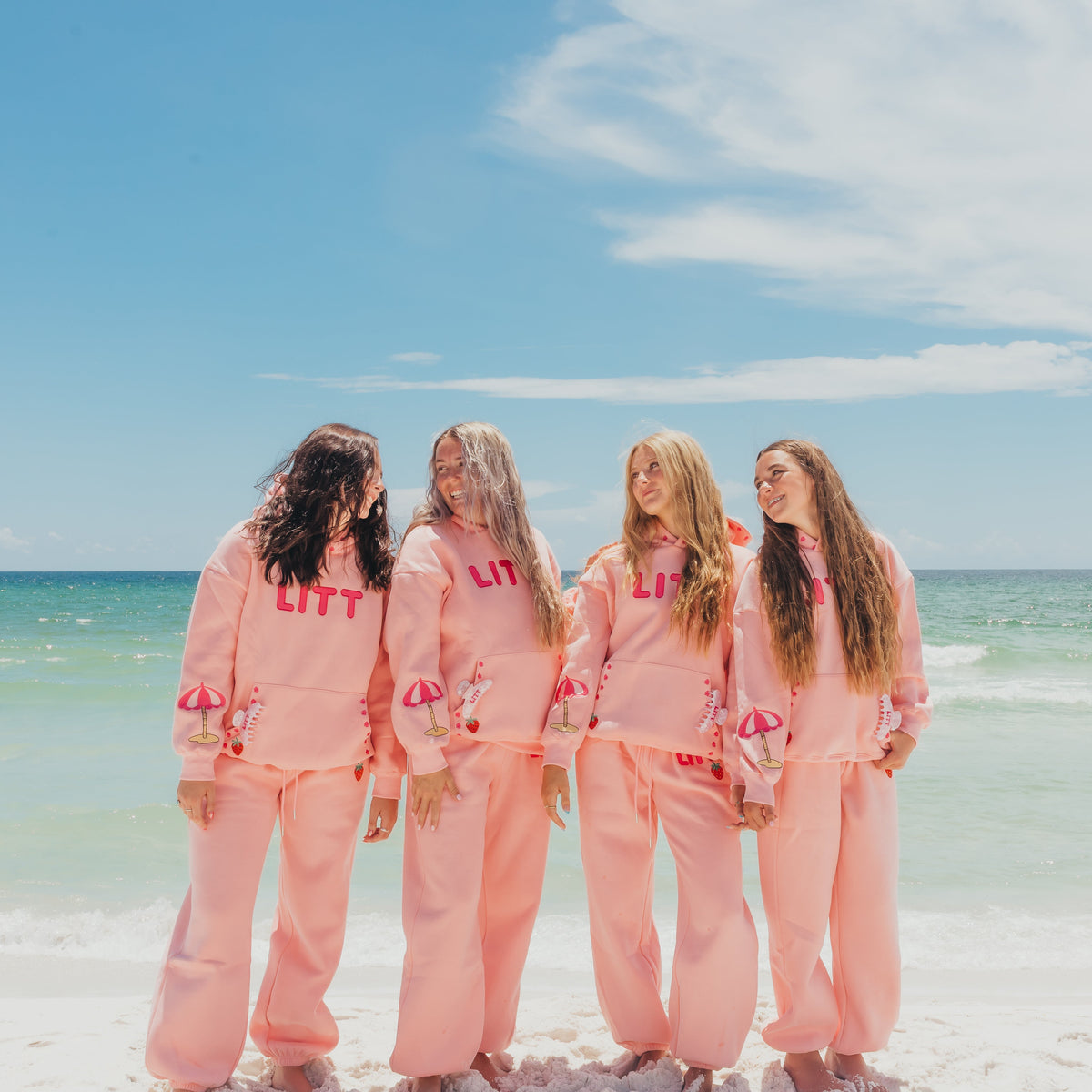 BERRY CHILL PINK SWEATPANTS